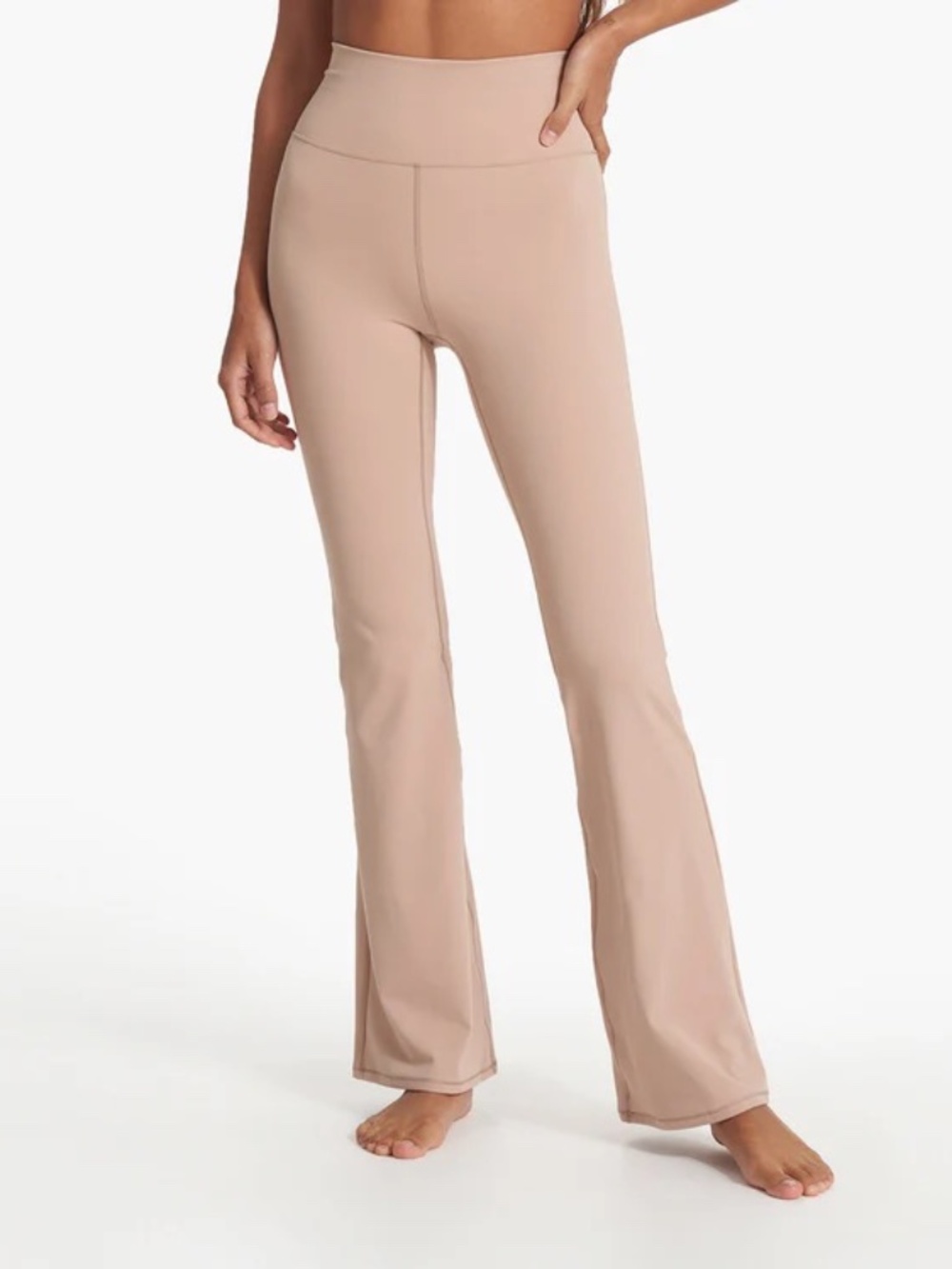 Vuori Studio Flare Leggings Pants Coconut Extra Small XS